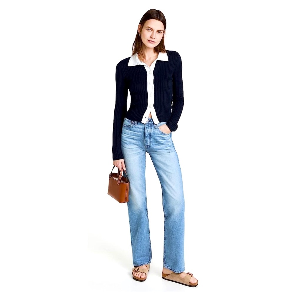 Rag & Bone Women's Alex High-Rise Straight Leg Jeans in tulip sz 27